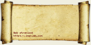 Anja Stamatović vizit kartica